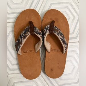 Hari Mari Men's Scout, Brown and Tan Flip-Flops